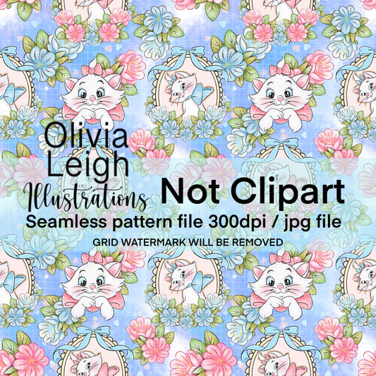 Cats Seamless Pattern