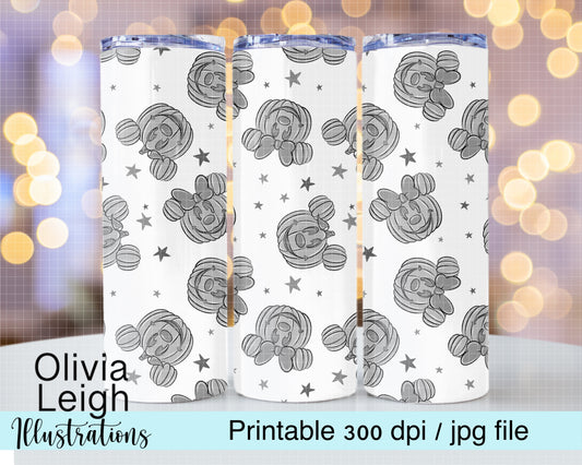 Dalmatian Skinny Wrap