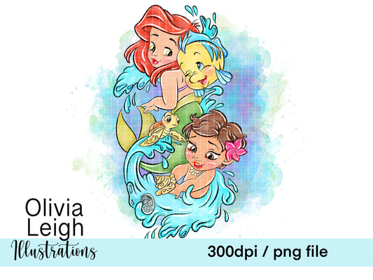 Baby Princesses Water