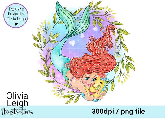 Princess Mermaid Clipart