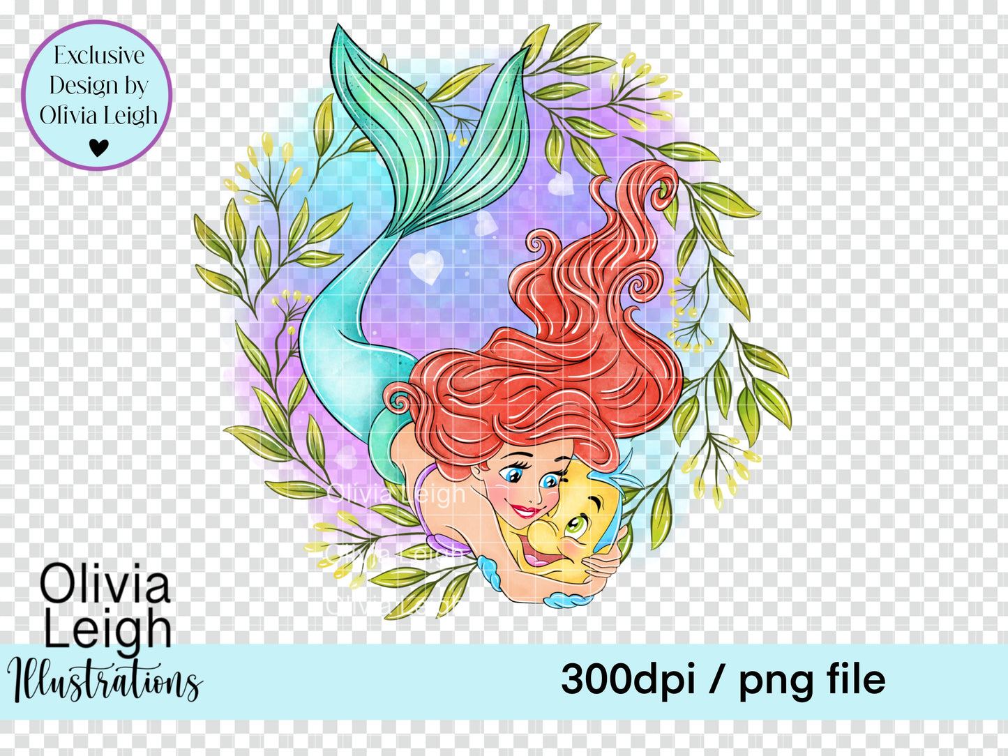 Princess Mermaid Clipart