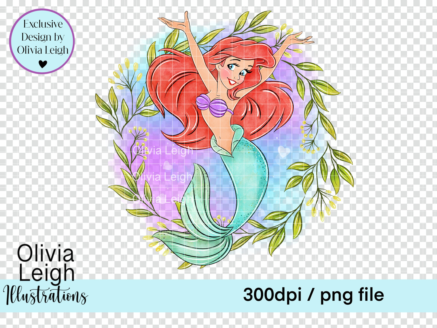 Princess Mermaid Clipart