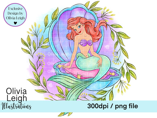 Princess Mermaid Clipart