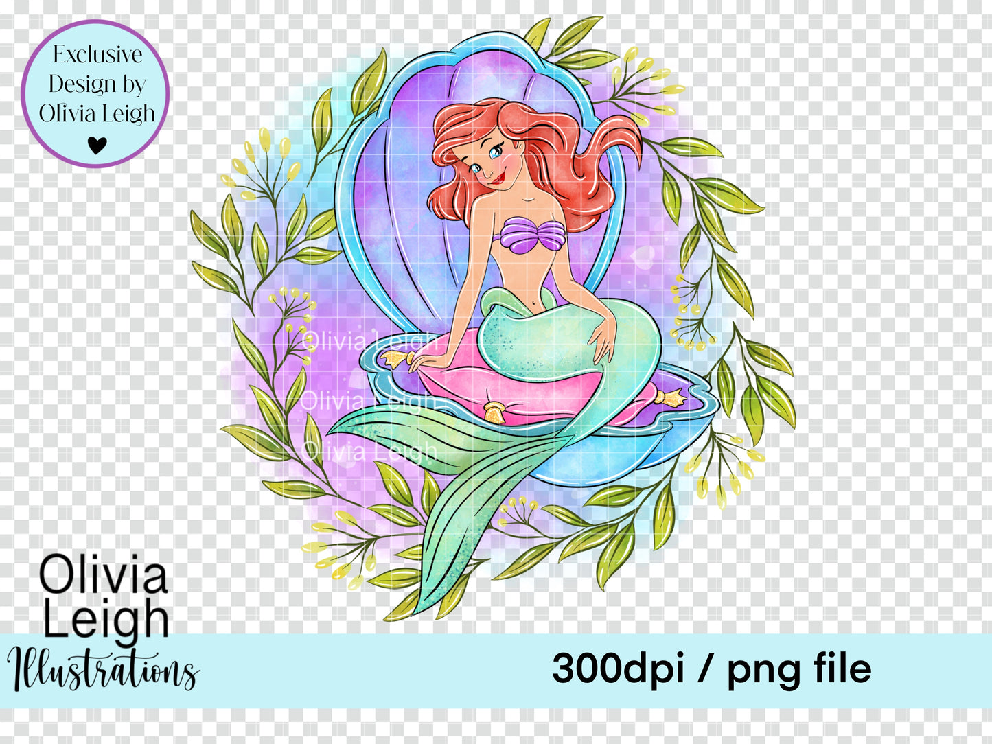 Princess Mermaid Clipart