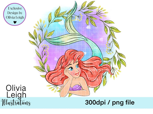 Princess Mermaid Clipart