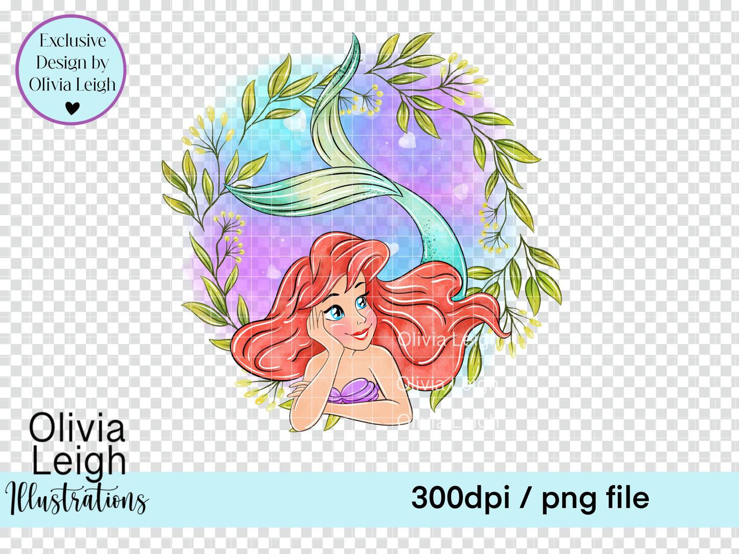 Princess Mermaid Clipart