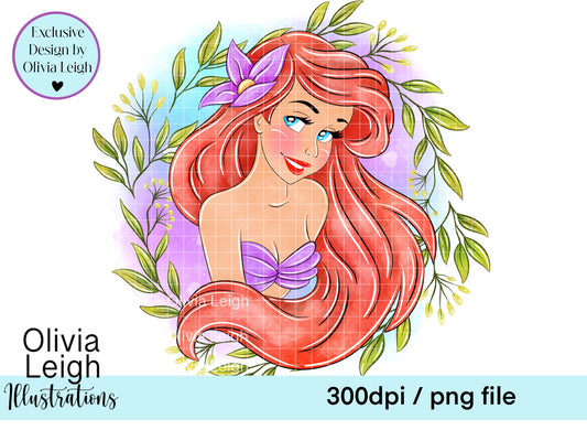 Princess Mermaid Clipart