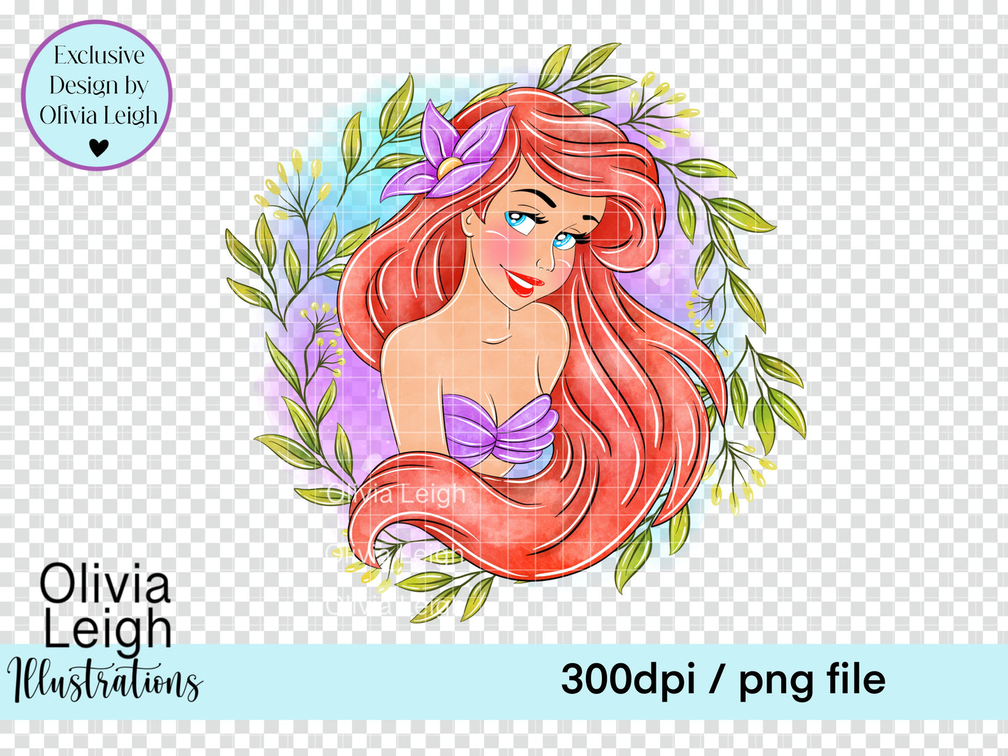 Princess Mermaid Clipart