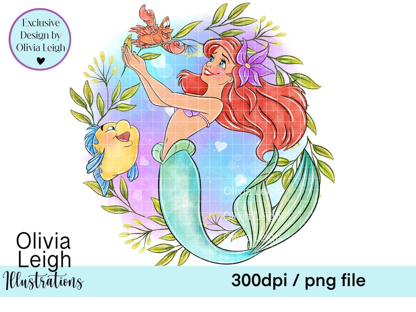 Princess Mermaid Clipart