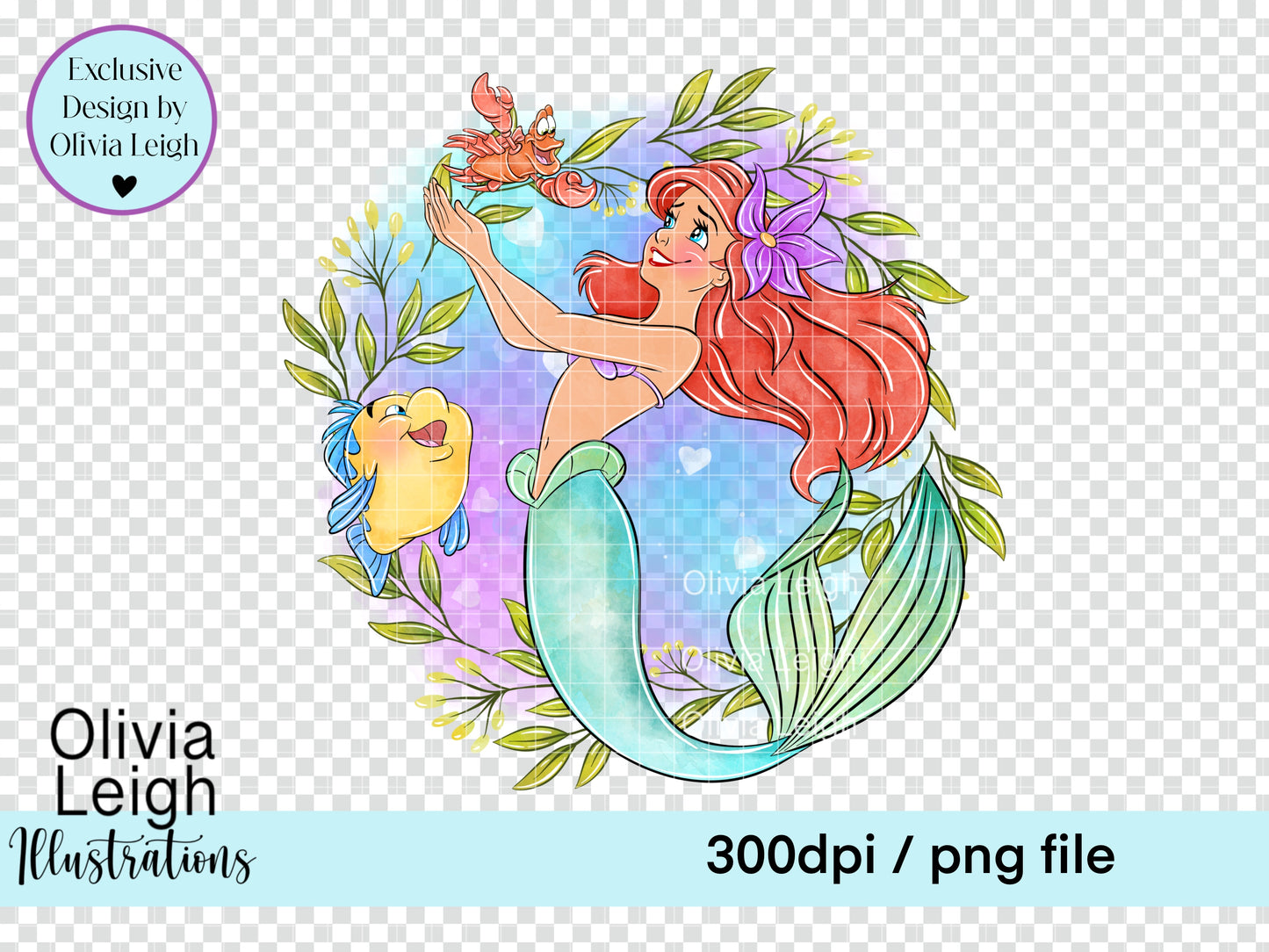 Princess Mermaid Clipart