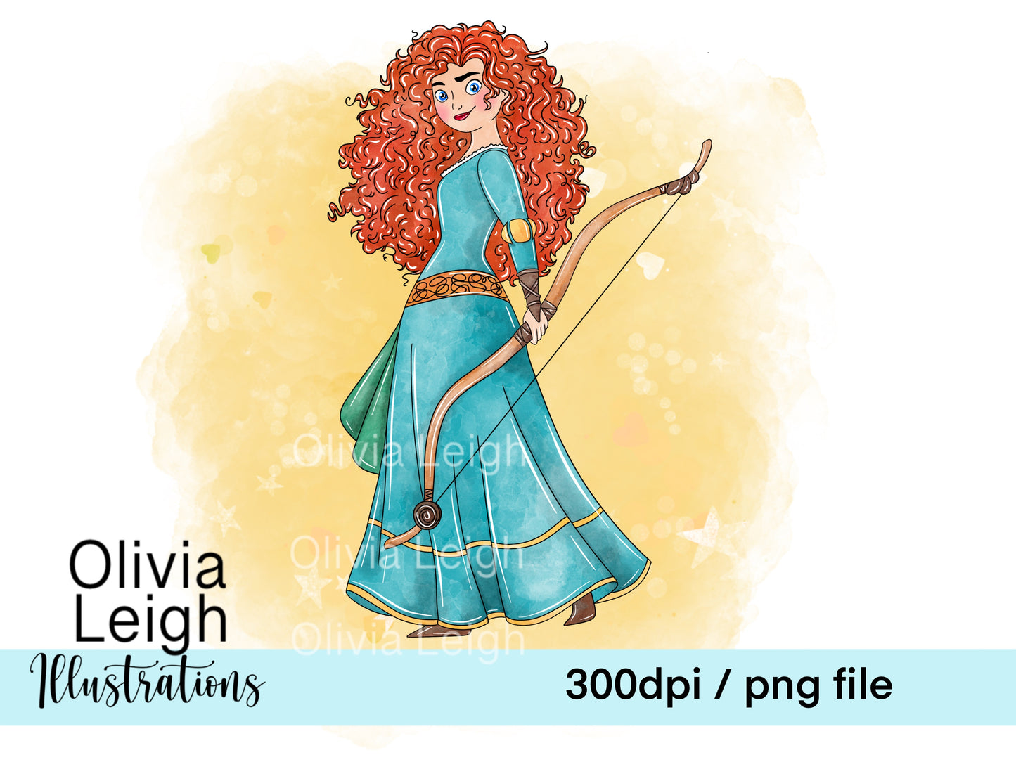 Princess Brave Clipart