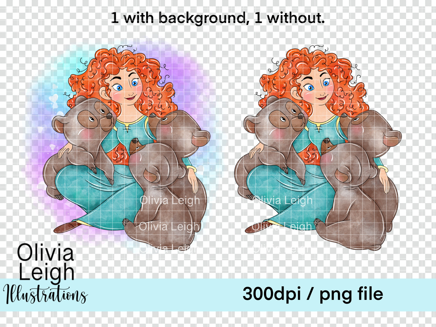 Princess Brave Clipart