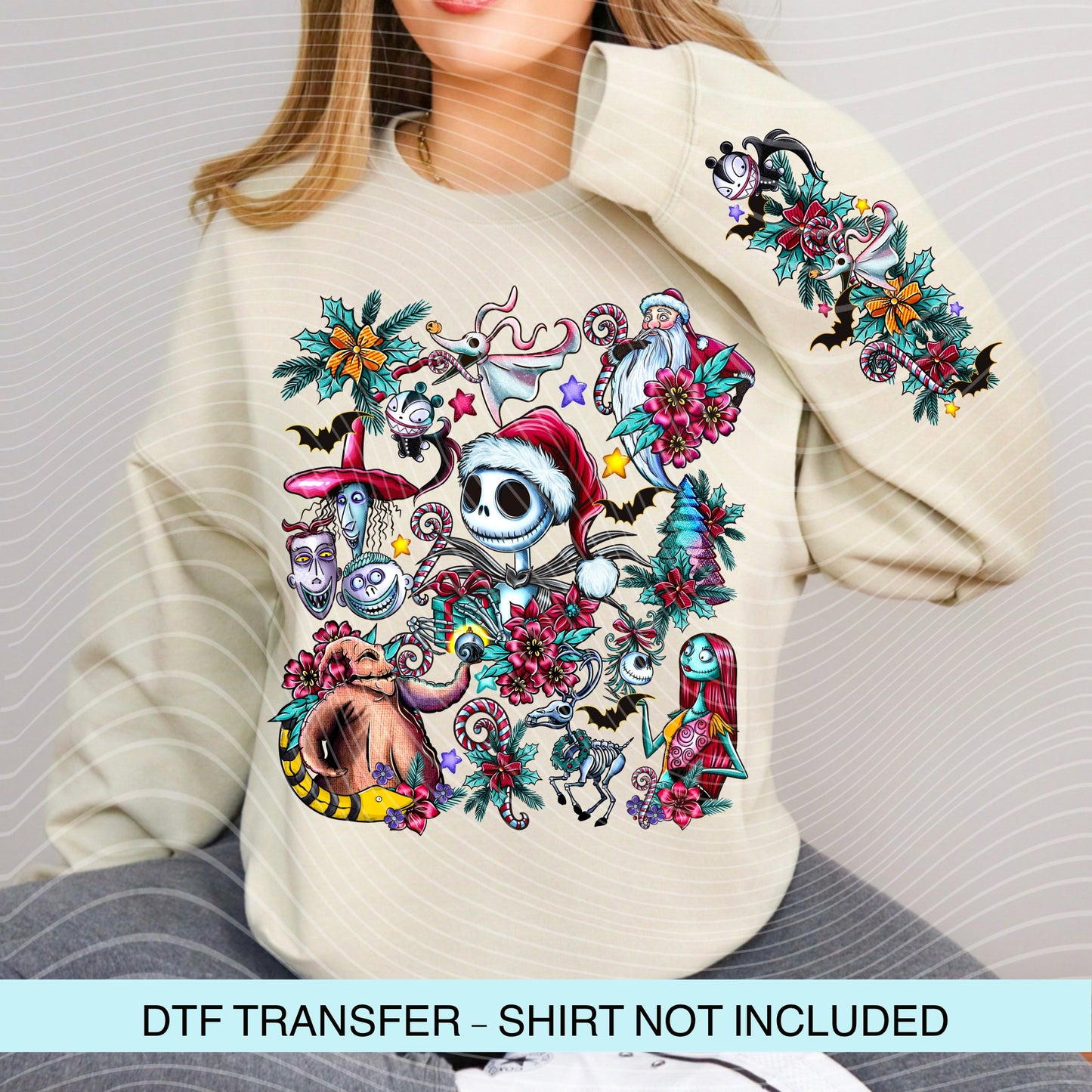 Christmas Nightmare Ready to Press Dtf Transfer