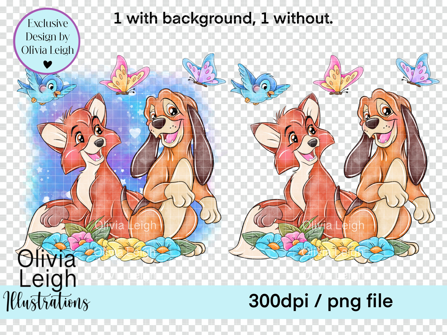 Fox And Friends Clipart