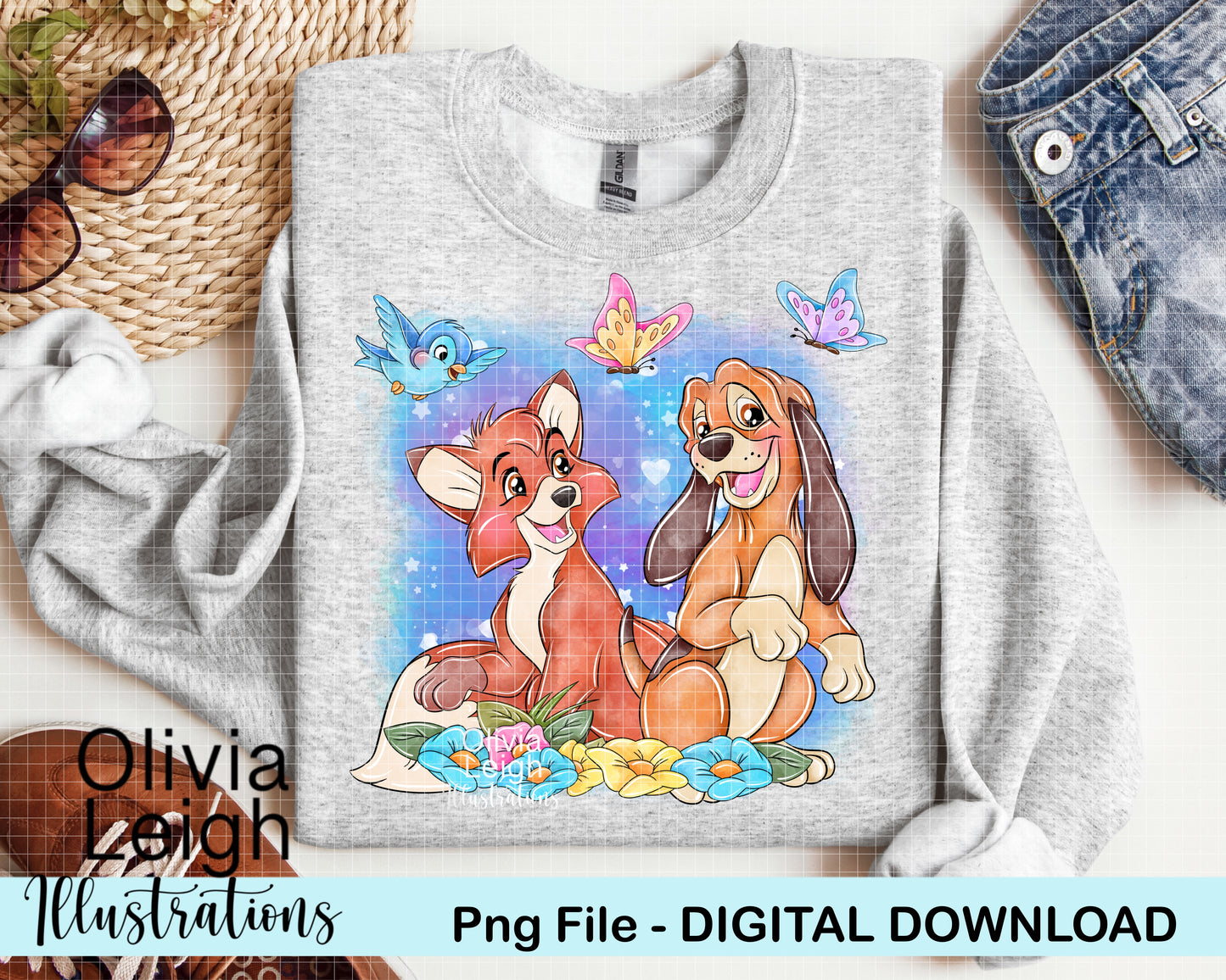 Fox And Friends Clipart