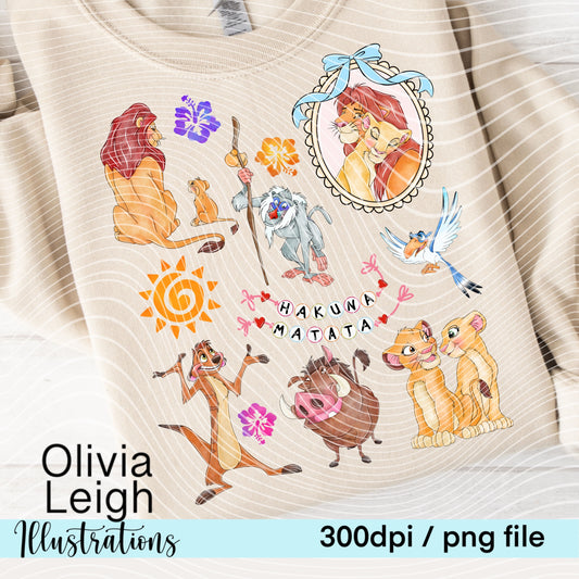 Lion Frame Shirt Design