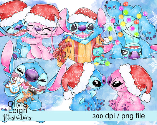 Stitch Christmas Set