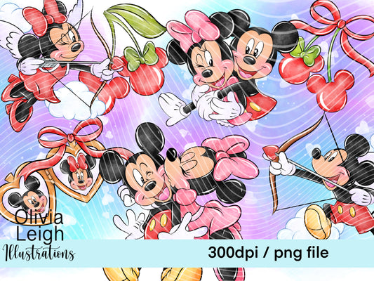 Mouse Valentines Set 3