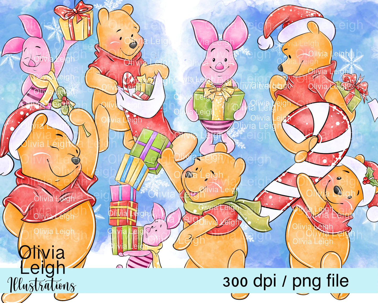 Winnie Christmas Set