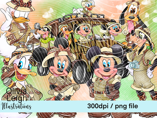 Mouse Safari Set