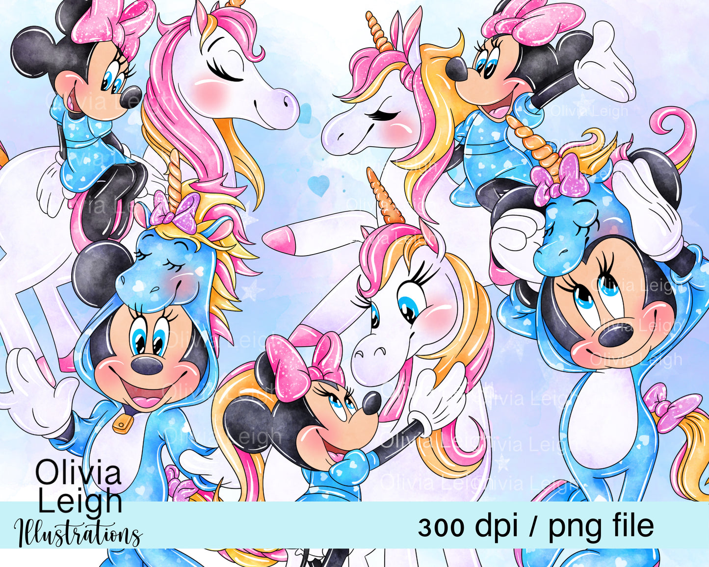 Miss Mouse Unicorn Set