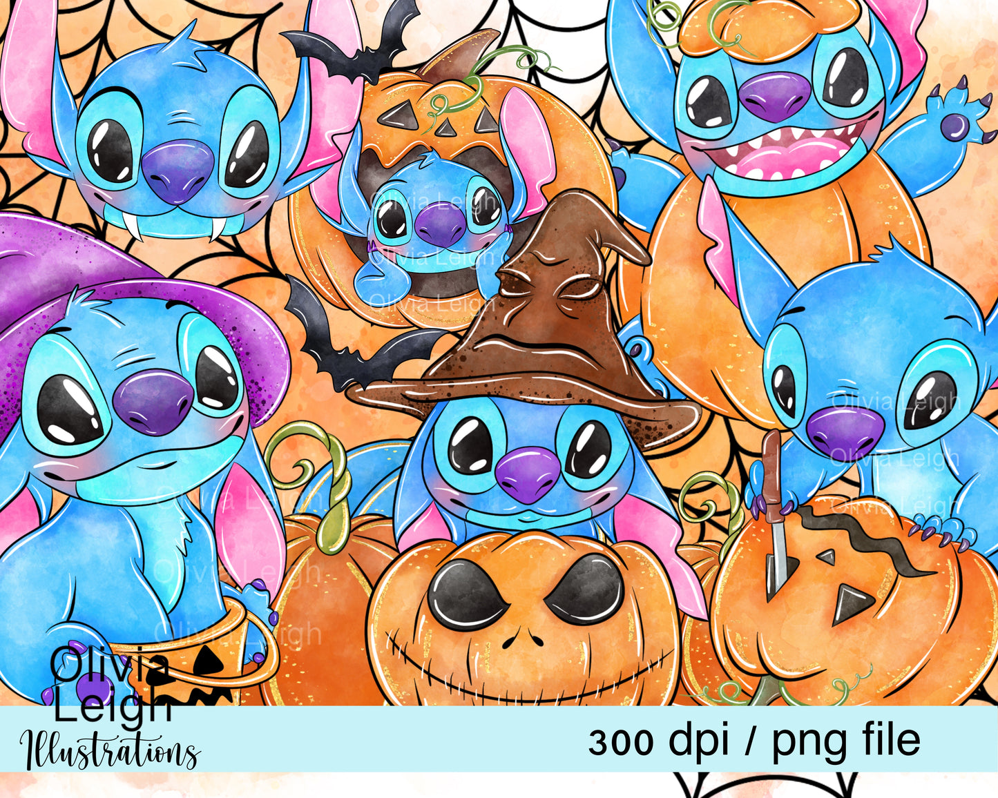 Stitch Halloween Set