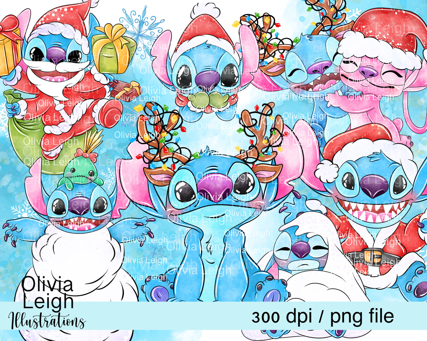 Stitch Christmas Set