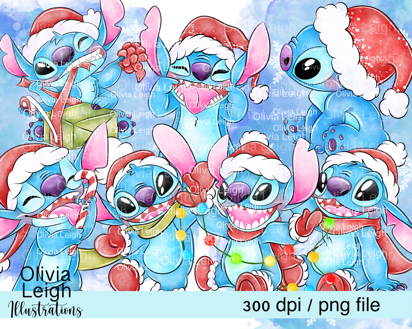 Stitch Christmas Set