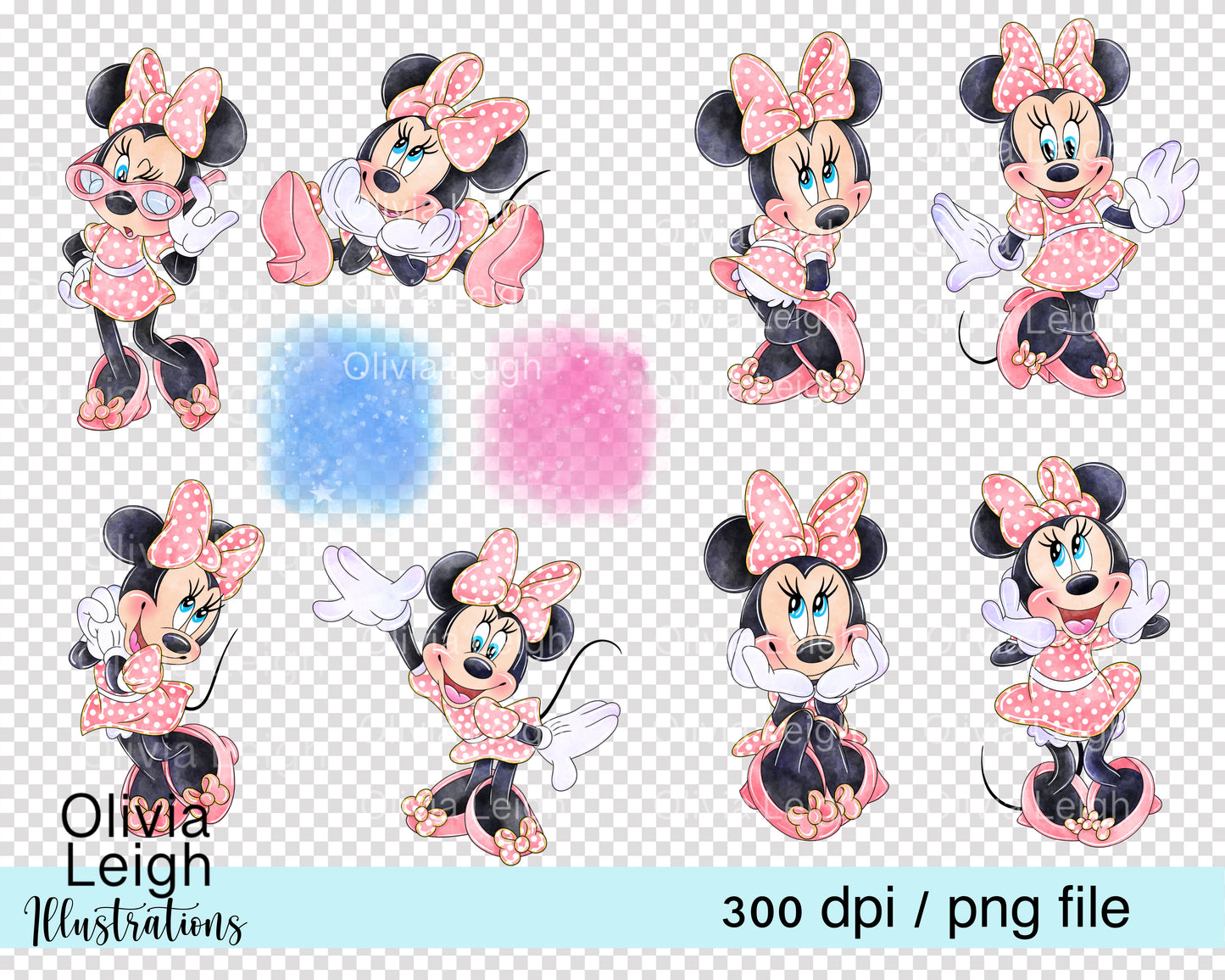 Miss Mouse Set Pink