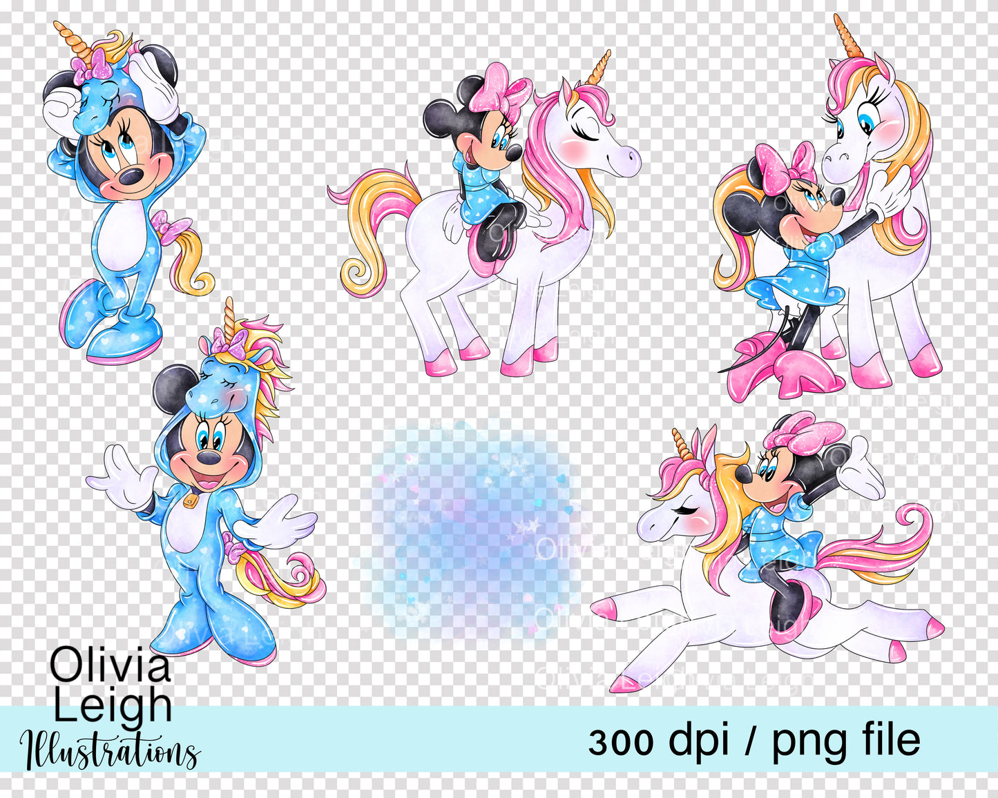 Miss Mouse Unicorn Set