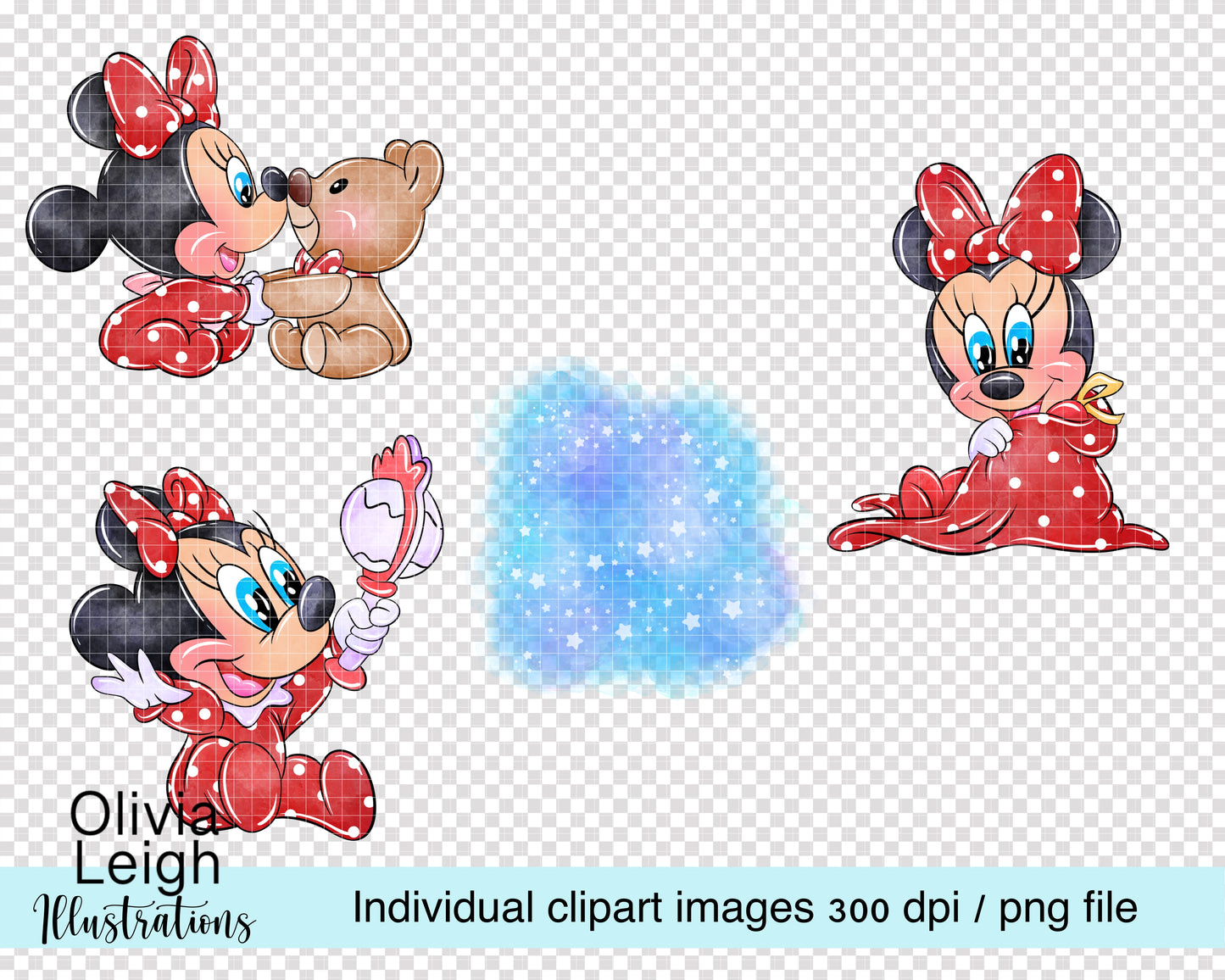 Baby Miss Mouse Set Red