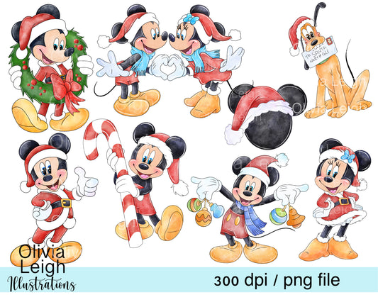 Mouse Christmas Set