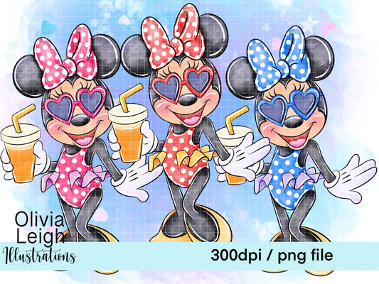 Miss Mouse Summer Swim Set 2