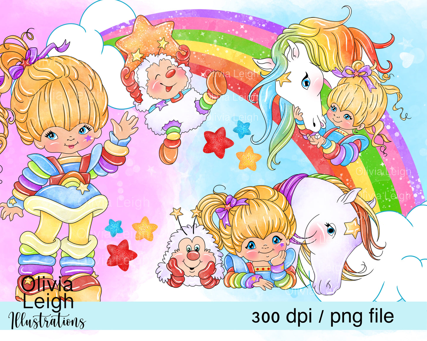 Rainbow Girl Set