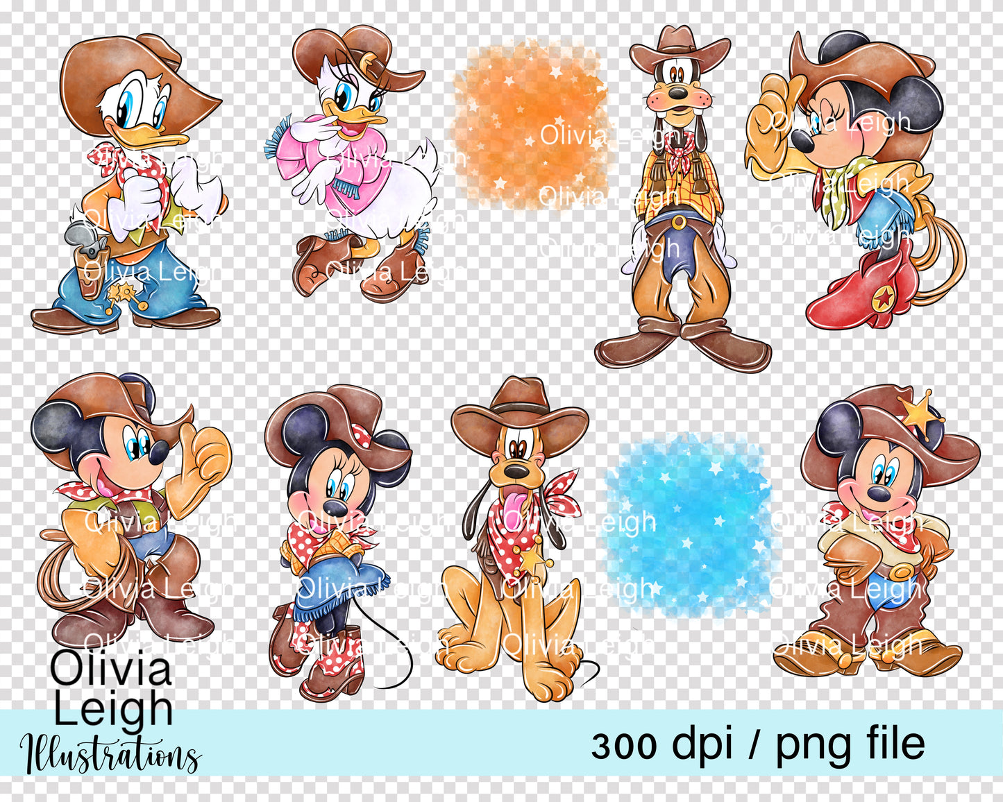 Cowboy Mouse Set