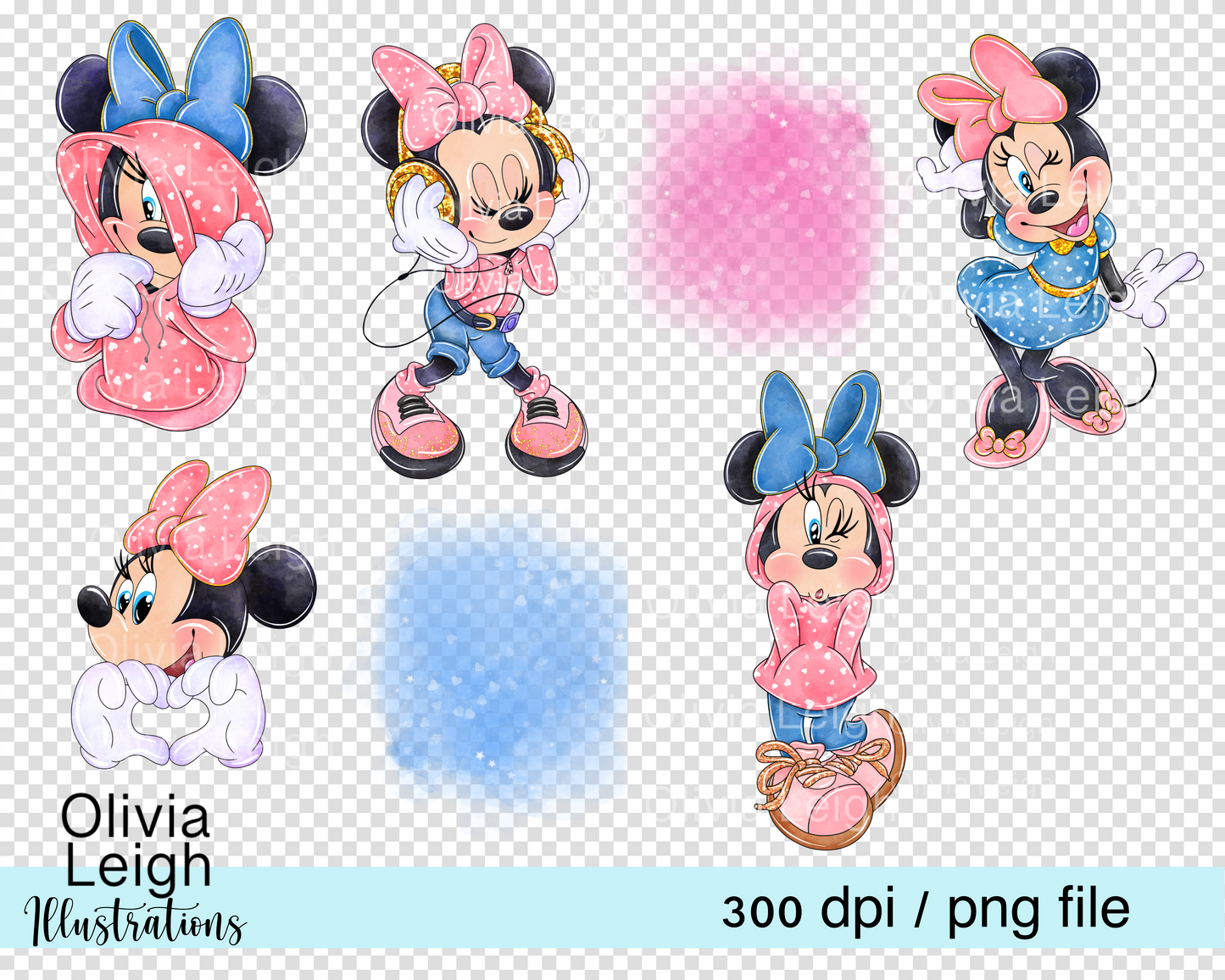 Miss Mouse Set Pink