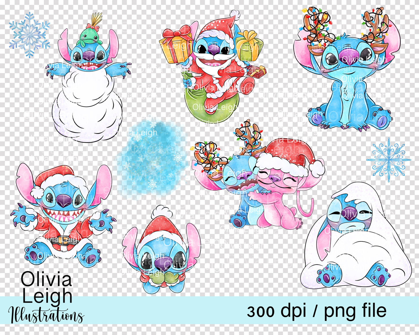 Stitch Christmas Set