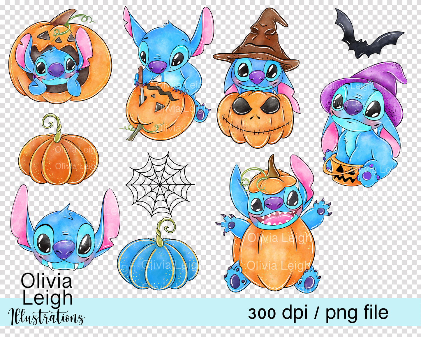 Stitch Halloween Set