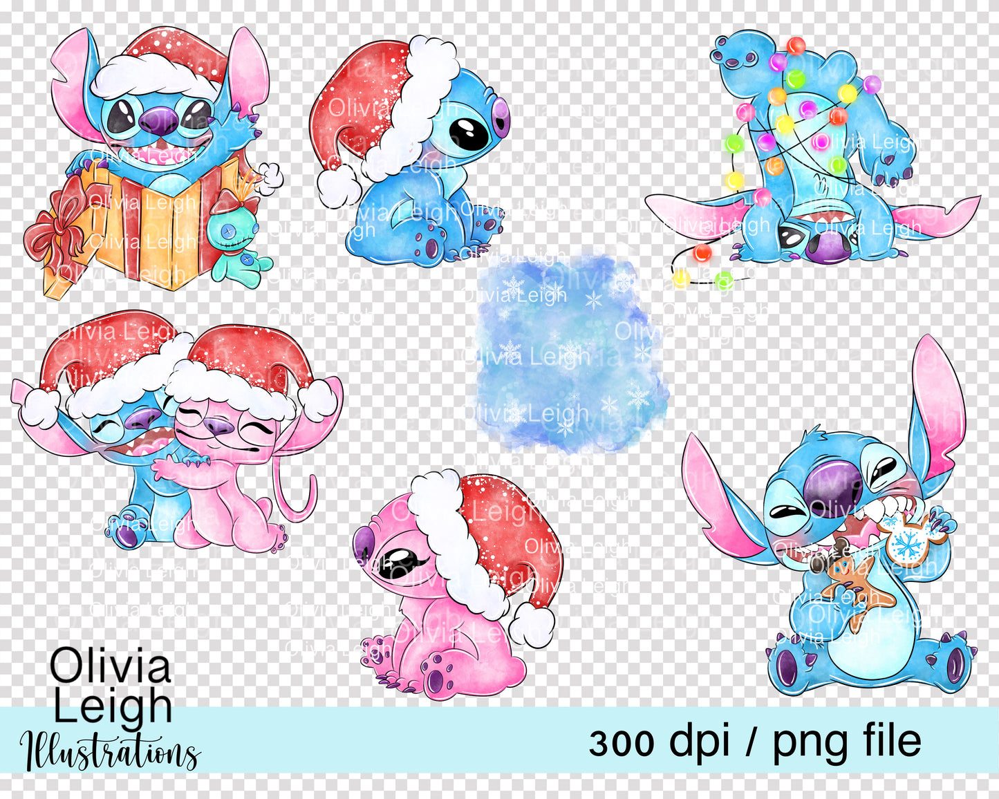 Stitch Christmas Set