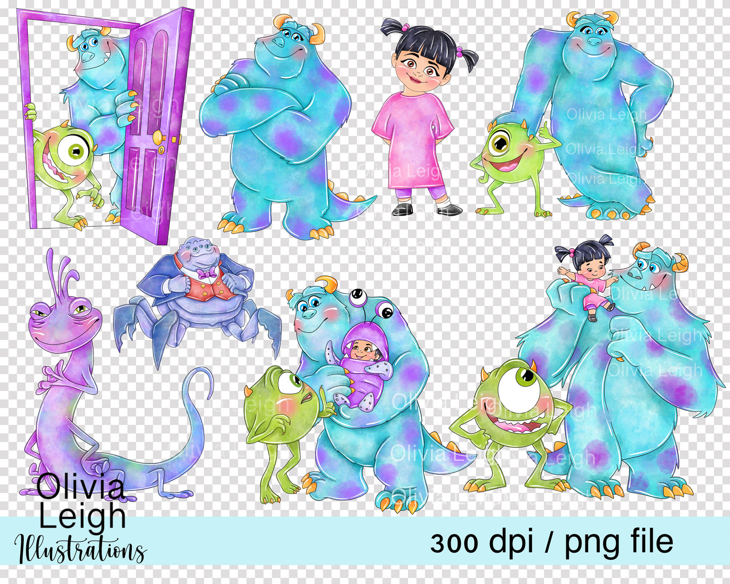 Cute Monsters Set