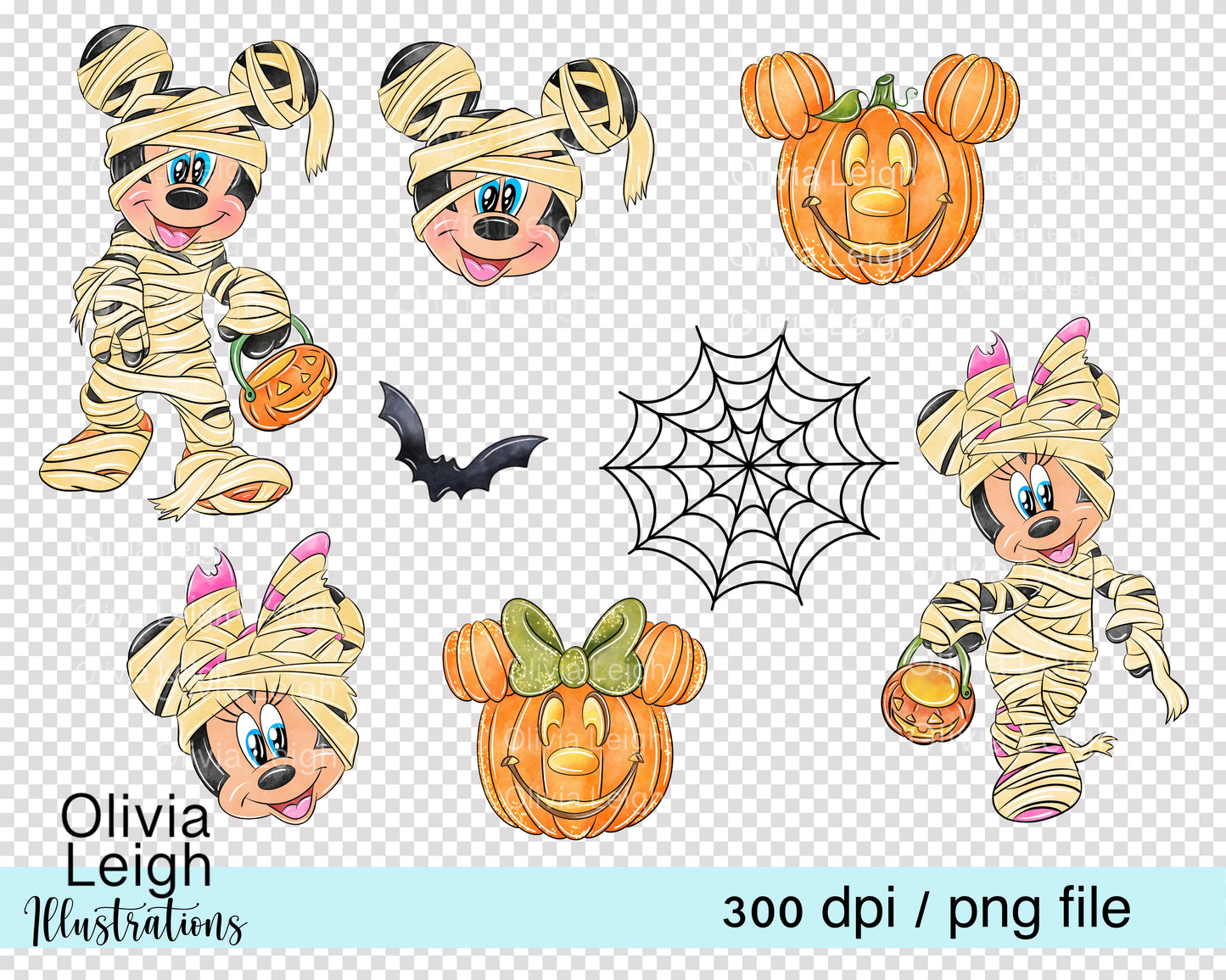 Mouse Halloween Set