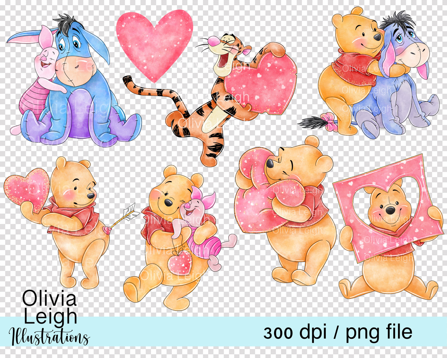 Winnie Valentines Set