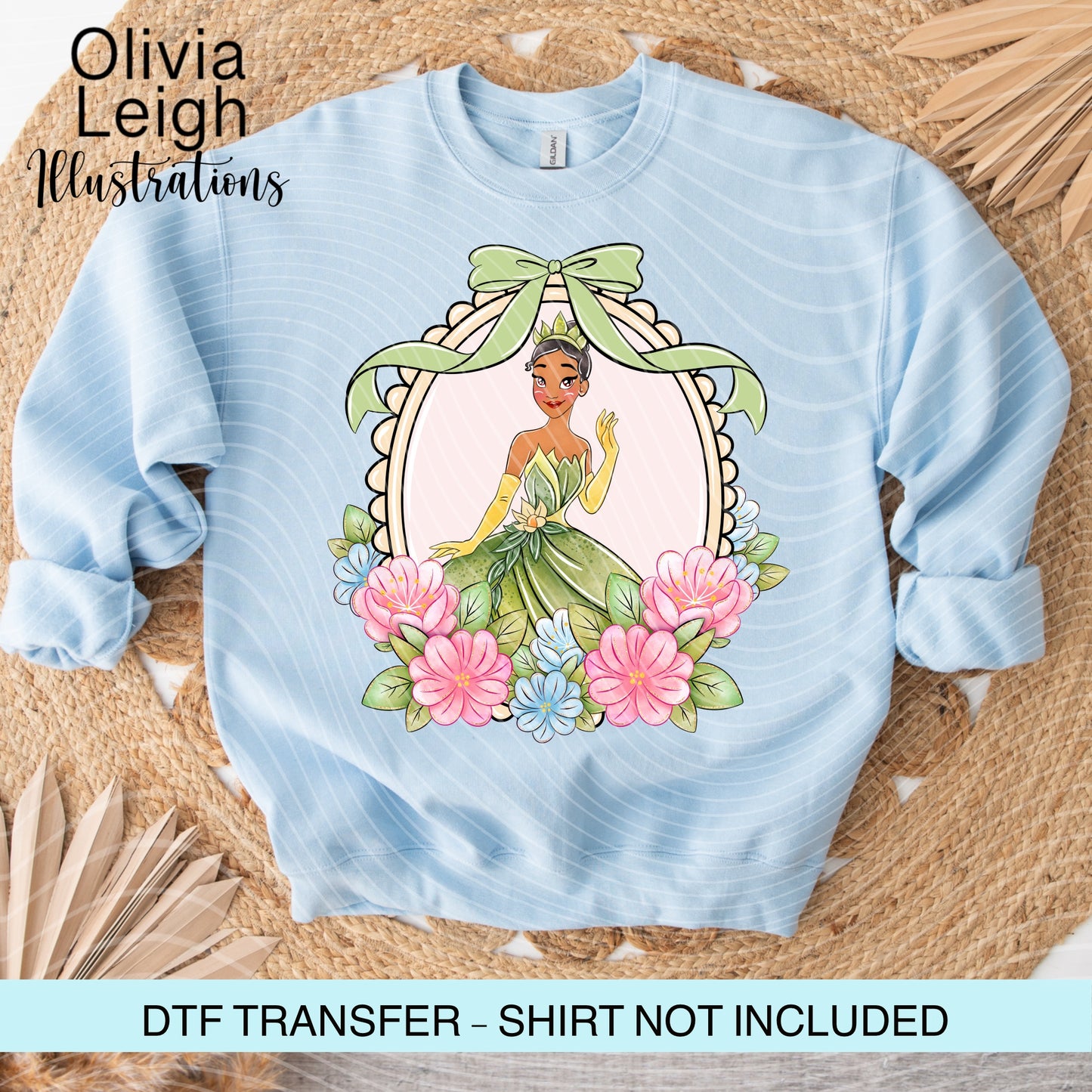 Princess T Cartoon Ready To Press Dtf Transfer