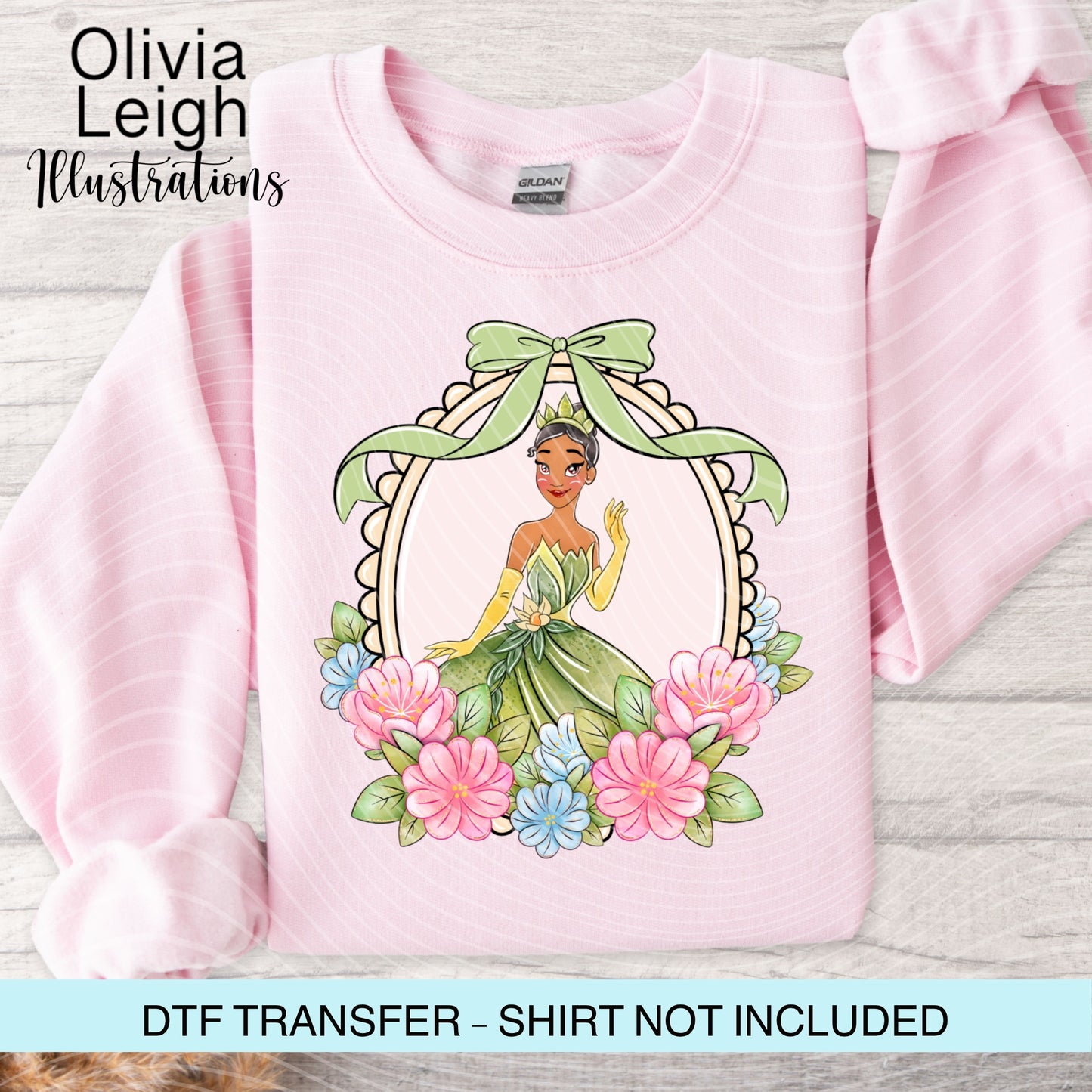 Princess T Cartoon Ready To Press Dtf Transfer