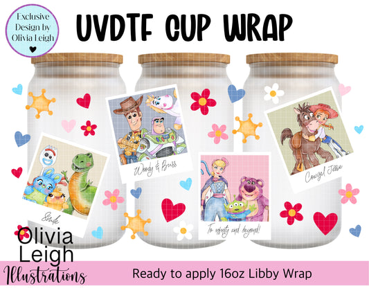T Story Cartoon Ready To Apply UvDtf Transfer