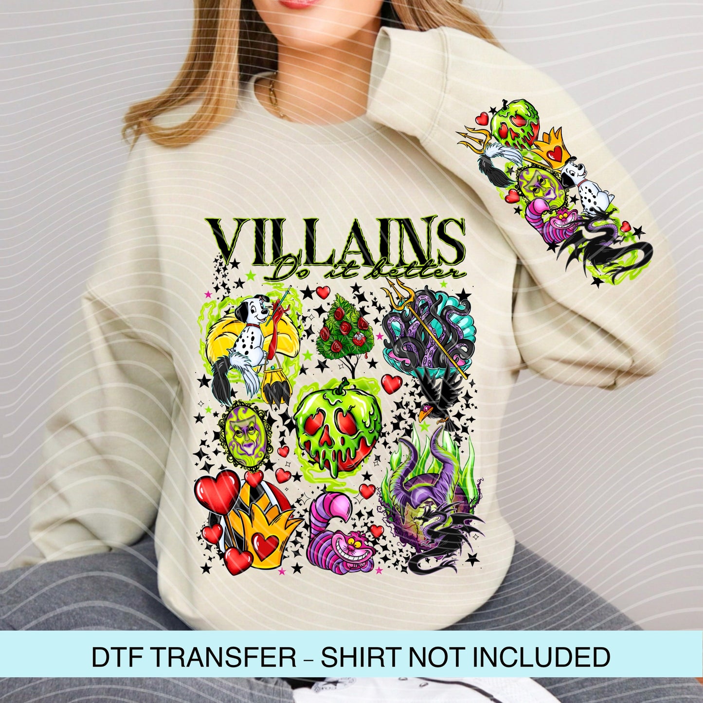 Villains Ready to Press Dtf Transfer