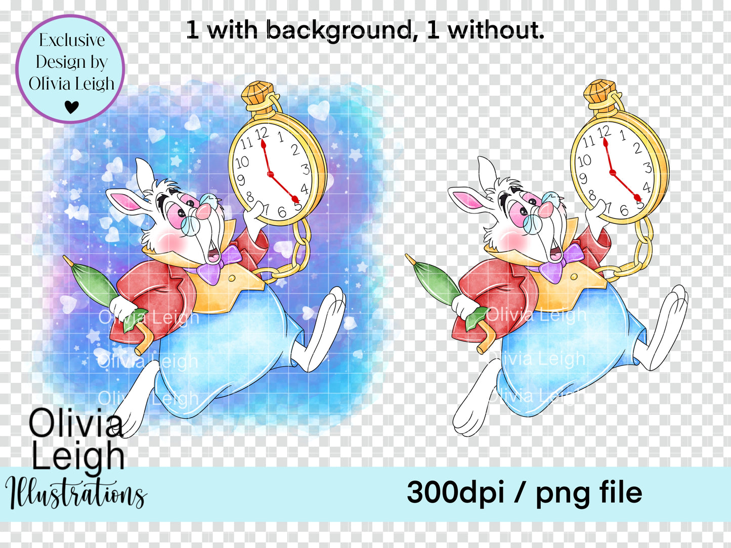 Alice Rabbit Clipart